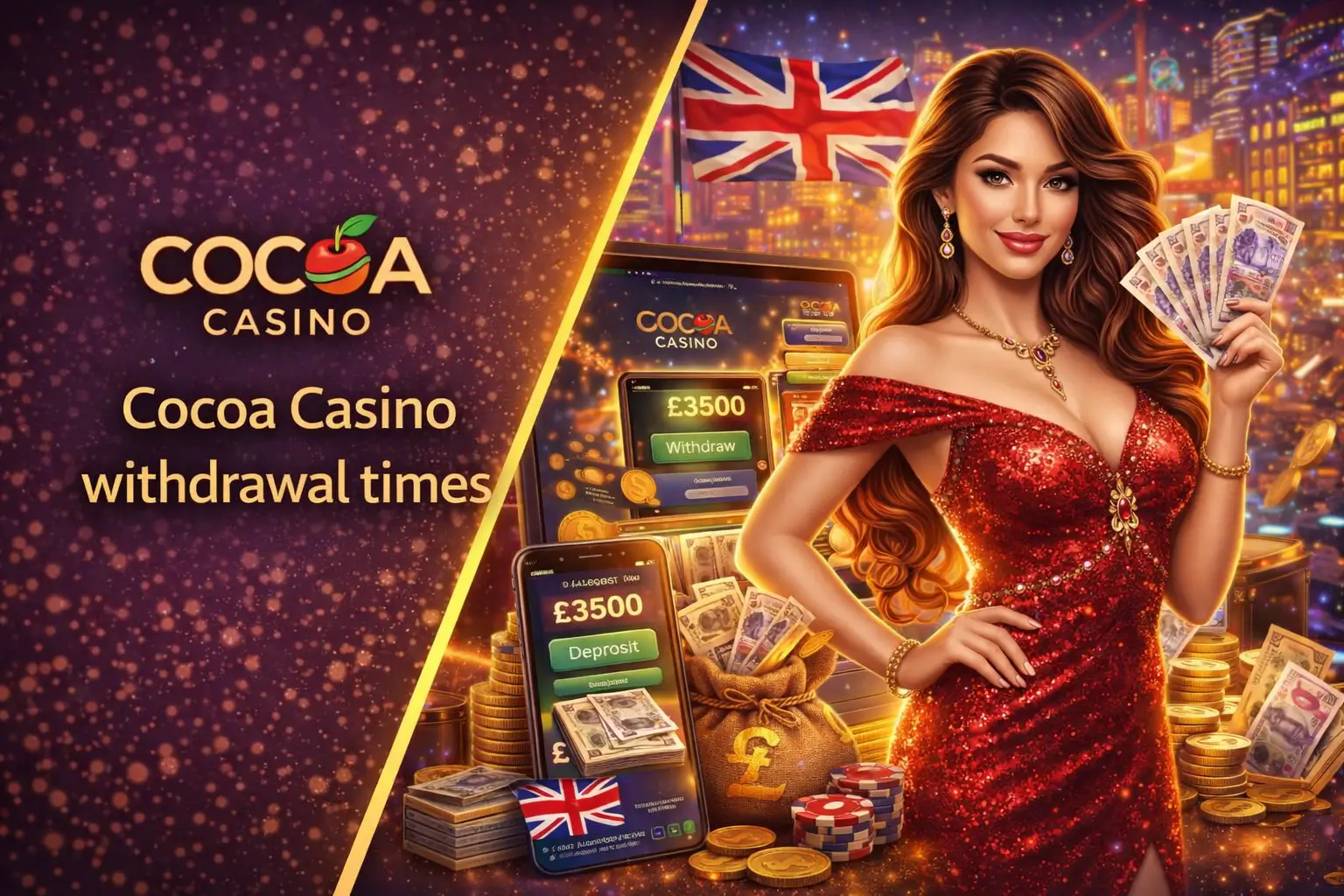 Cocoa Casino withdrawal process and minimum amounts